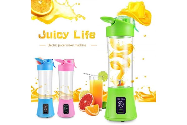 Кружка – блендер Juice Cup NG-01 · Фітнес – шейкер для смузі з USB зарядкою · Портативний соковитискач з функцією Power Bank