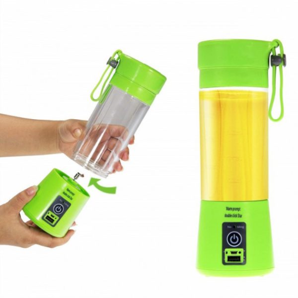 Кружка – блендер Juice Cup NG-01 · Фітнес – шейкер для смузі з USB зарядкою · Портативний соковитискач з функцією Power Bank