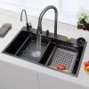 kukhonnaia-moika-7545-chernaia-platinum-handmade-moika-dlia-kukhny-smesytel-dlia-kukhny-moika-vodopad-61202221201445_-6b39bd9be0 Кухонна портативна мийка для кухні Platinum, 75*45 см ∙ Багатофункціональна мийка – раковина зі змішувачем Водоспад