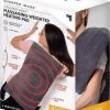 Зігрівальна електрична масажна підстилка – грілка MASSAGING WEIGHTED HEATING PAD від болю в спині · Флісова міні електропростирадло - накидка