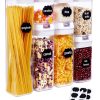 nabor-konteynerov-dlya-khraneniya-edy-sypuchikh-krup-food-storage-container-set-7-emkostey-s-germetichnymi-kryshkami-10-stikerov-etiketok-marker-v-komplekte-80687357223334_-6979976fdd Набір контейнерів FOOD Storage Container Set для зберігання їжі, сипких та круп ∙ 7 ємностей з герметичними кришками ∙ 10 стікерів - етикеток + маркер у комплекті