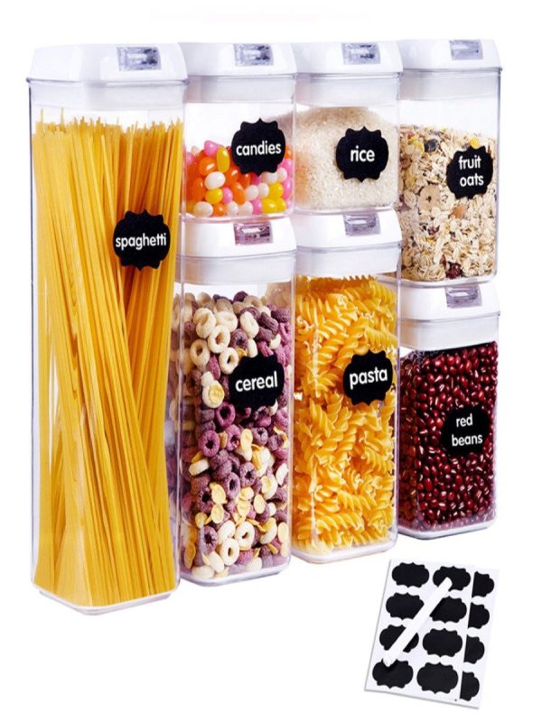 nabor-konteynerov-dlya-khraneniya-edy-sypuchikh-krup-food-storage-container-set-7-emkostey-s-germetichnymi-kryshkami-10-stikerov-etiketok-marker-v-komplekte-80687357223334_-6979976fdd Набір контейнерів FOOD Storage Container Set для зберігання їжі, сипких та круп ∙ 7 ємностей з герметичними кришками ∙ 10 стікерів - етикеток + маркер у комплекті