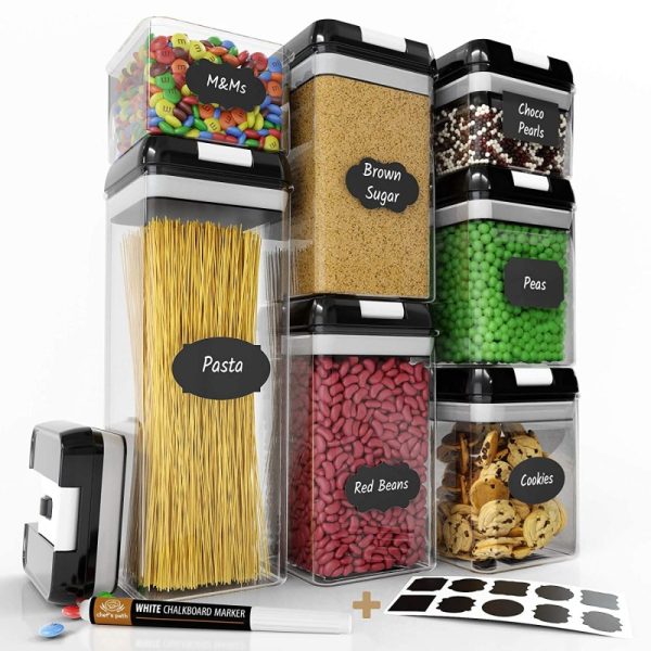 nabor-konteynerov-dlya-khraneniya-edy-sypuchikh-krup-food-storage-container-set-7-emkostey-s-germetichnymi-kryshkami-10-stikerov-etiketok-marker-v-komplekte-97690174810673_-305f5a6ced Набір контейнерів FOOD Storage Container Set для зберігання їжі, сипких та круп ∙ 7 ємностей з герметичними кришками ∙ 10 стікерів - етикеток + маркер у комплекті