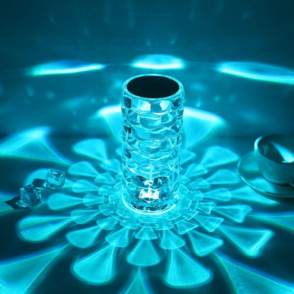 Настільна лампа - нічник Алмаз Crystal Lamp Diamond RGB · Кришталевий атмосферний світильник на акумуляторі, 16 кольорів