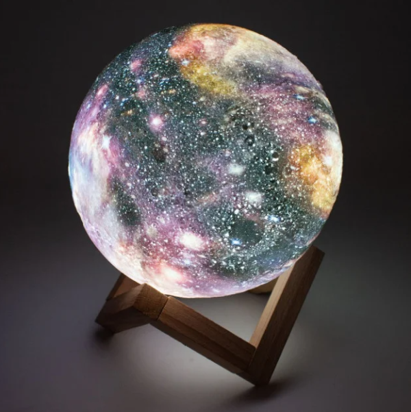 Настільний сенсорний світильник – нічник Місяць Magic 3D RGB Moon Light з пультом