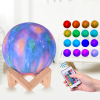 Настільний сенсорний світильник – нічник Місяць Magic 3D RGB Moon Light з пультом