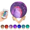 Настільний сенсорний світильник – нічник Місяць Magic 3D RGB Moon Light з пультом