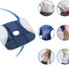 Ортопедична подушка для сидіння WOW Pure Posture Memory Foam Сидіння ортопедичне на стілець / автокрісло для розвантаження хребта