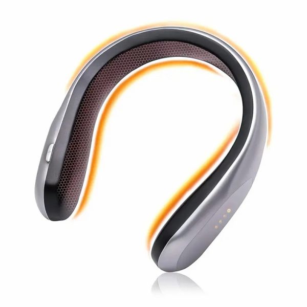 Портативний обігрівач для шиї Handy Heater · Зігріваючий обруч - грілка на шию · Бездротовий переносний тепловентилятор USB з 4 режимами