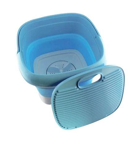 Складна пральна машина портативна мини-машинка для прання Maxtop Silicon Washing Machine