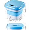 Складна пральна машина портативна мини-машинка для прання Maxtop Silicon Washing Machine