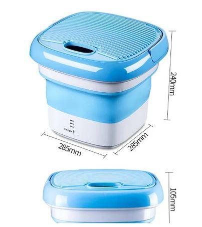Складна пральна машина портативна мини-машинка для прання Maxtop Silicon Washing Machine