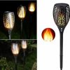 Ліхтар садовий на сонячній батареї Solar flame, 50 см · LED світильник у формі факела з класом захисту IP65