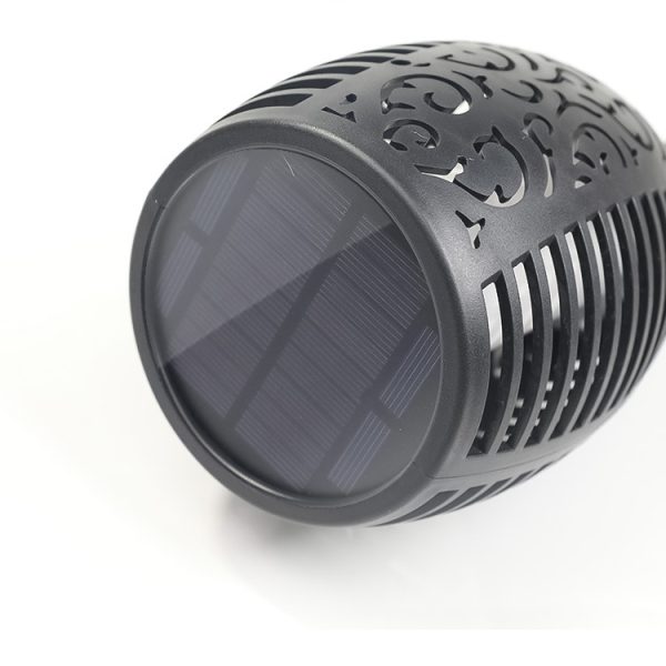 Ліхтар садовий на сонячній батареї Solar flame, 50 см · LED світильник у формі факела з класом захисту IP65