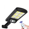 Вуличний ліхтар із сонячною панеллю LED Solar Street Light BL BK 120-6COB ∙ Акумуляторний світильник з датчиком руху та пультом 2200mA на сонячній батареї