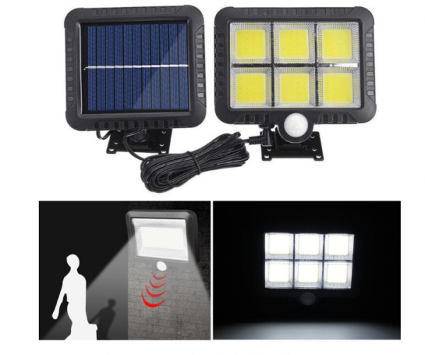 ulichnyy-fonar-na-solnechnoy-bataree-s-datchikom-dvizheniya-i-akkumulyatorom-split-solar-wall-lamp-led-cvetilnik-podvesnoy-s-krepleniem-77126333133602_-756f38838e Вуличний ліхтар на сонячній батареї з датчиком руху BK-128-6 COB та акумулятором Split solar wall lamp / LED підвісний світильник з кріпленням