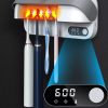 Тримач зубних щіток Toothbrush disinfection rack з ультрафіолетовою стерилізацією