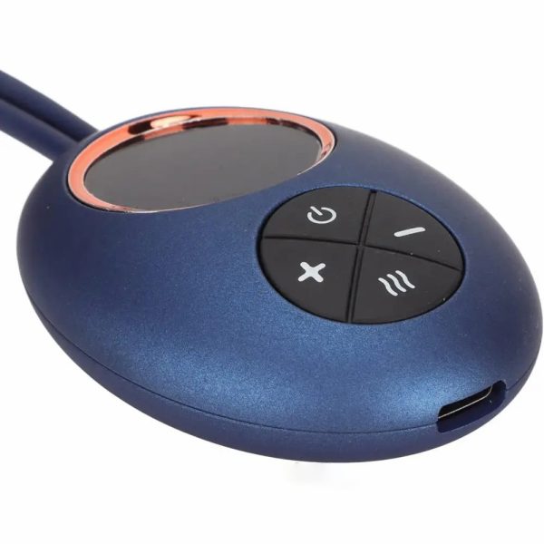 Універсальний масажер для імпульсного масажу шиї Neck Massager DZ-02 · Бездротовий електромасажер EMS з 5 режимами роботи та підігрівом