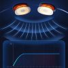 Універсальний масажер для імпульсного масажу шиї Neck Massager DZ-02 · Бездротовий електромасажер EMS з 5 режимами роботи та підігрівом