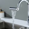 Водозберігальна насадка SHOWER HEAD на кухонний кран з широкою лійкою – розпилювачем та обертанням 360° · 4 режими струменя