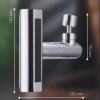 Водозберігальна насадка SHOWER HEAD на кухонний кран з широкою лійкою – розпилювачем та обертанням 360° · 4 режими струменя