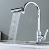 Водозберігальна насадка SHOWER HEAD на кухонний кран з широкою лійкою – розпилювачем та обертанням 360° · 4 режими струменя
