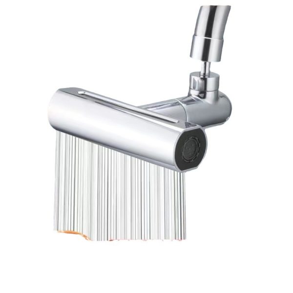 Водозберігальна насадка SHOWER HEAD на кухонний кран з широкою лійкою – розпилювачем та обертанням 360° · 4 режими струменя