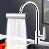 Водозберігальна насадка SHOWER HEAD на кухонний кран з широкою лійкою – розпилювачем та обертанням 360° · 4 режими струменя