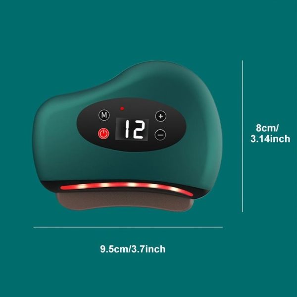 Вібраційний масажер – скребок для тіла Gua Sha Electric · Інфрачервоний бездротовий електромасажер Гуаша з підігрівом та USB зарядкою