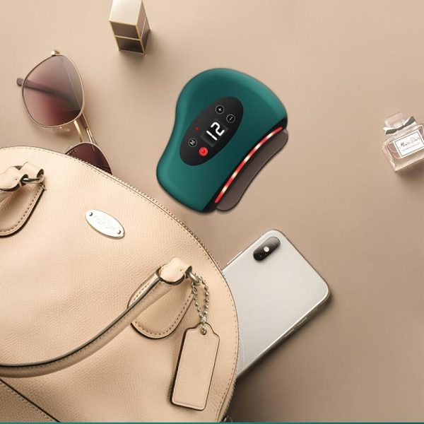 Вібраційний масажер – скребок для тіла Gua Sha Electric · Інфрачервоний бездротовий електромасажер Гуаша з підігрівом та USB зарядкою